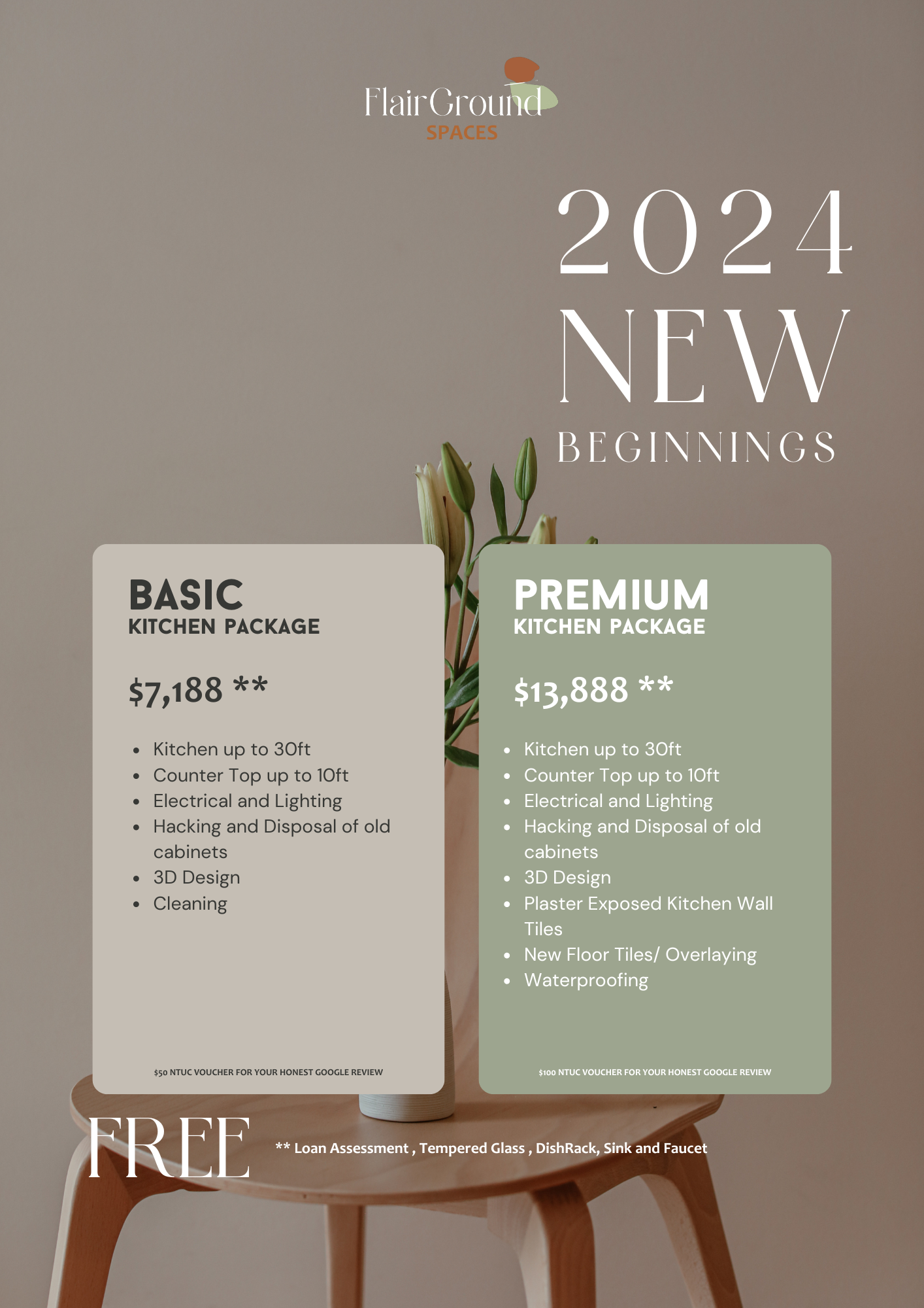 2024 New Beginnings- Kitchen Packages