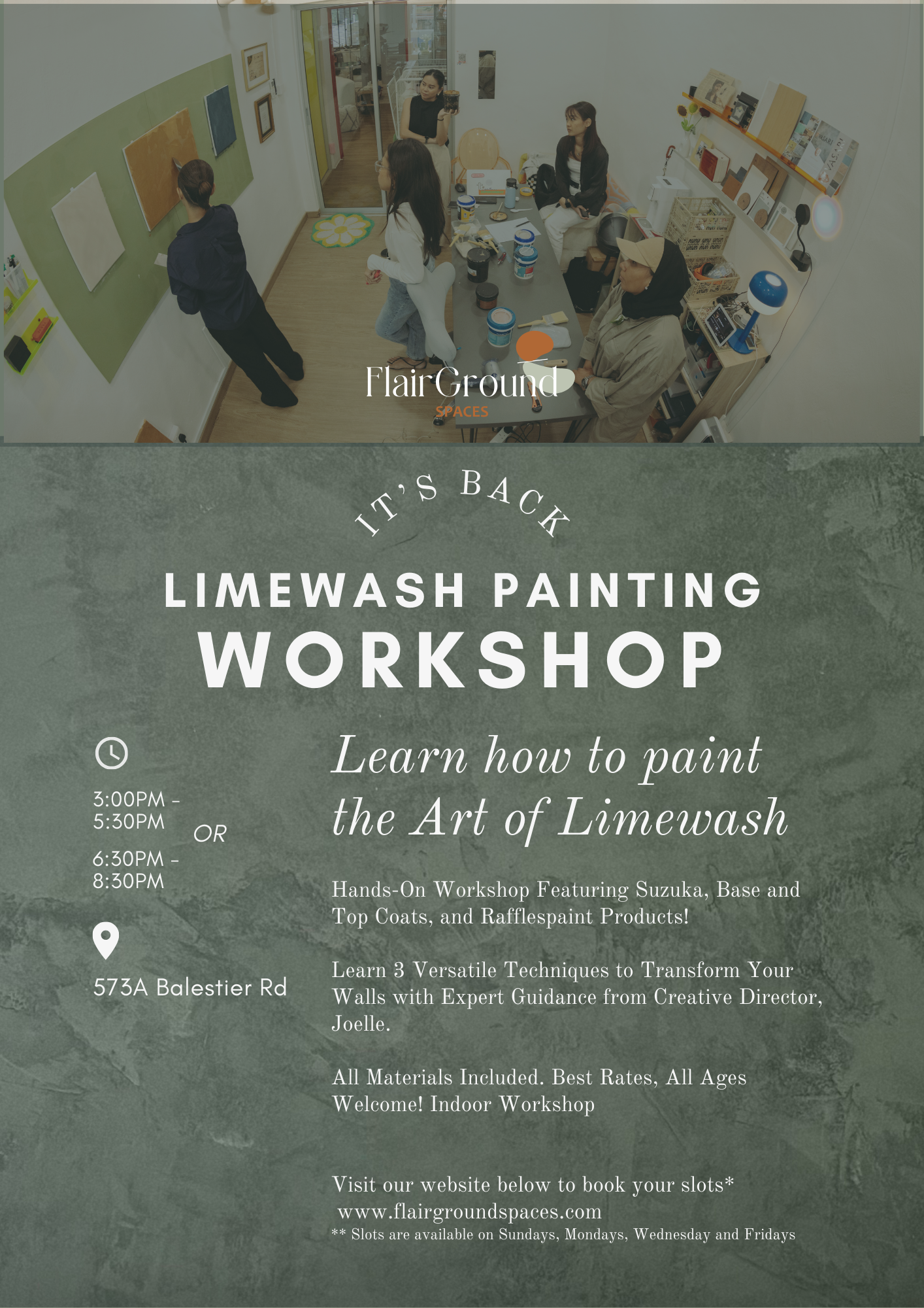 Limewash Painting Workshop